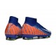 Nike Air Zoom Mercurial Superfly 10 Elite FG Azul Naranja Blanco