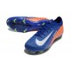 Botas Nike Mercurial Vapor 16 Elite FG Azul Naranja Blanco