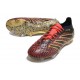 adidas Predator Elite L FG Bota Rojo Oro Negro