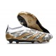 Zapatillas adidas Predator Elite Laceless FG Blanco Oro Gris