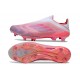 adidas F50 + Sin Cordones FG Rosa Blanco
