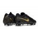 Tacos Nike Phantom Luna II Elite FG L Negro Mtlc Dorado Moneda