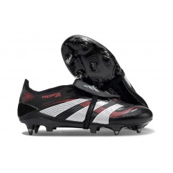 adidas Predator Elite Foldover Tongue FG Negro Gris Four Rojo Lúcido