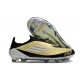 Botas de Fútbol adidas F50 Elite LL FG Dorado Met Negro Blanco