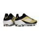 Botas de Fútbol adidas F50 Elite LL FG Dorado Met Negro Blanco