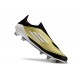 Botas de Fútbol adidas F50 Elite LL FG Dorado Met Negro Blanco
