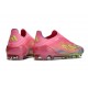 Botas de Fútbol adidas F50 Elite LL FG Rosa Amarillo Violeta