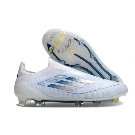 Botas de Fútbol adidas F50 Elite LL FG Blanco Azul