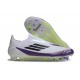 Botas de Fútbol adidas F50 Elite LL FG X Messi Ftwr Blanco Negro Morado Unity