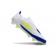Botas de Fútbol adidas F50 Elite LL FG Blanco Amarillo Solar Azul Lúcido
