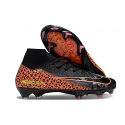 Nike Zoom Mercurial Superfly X Elite FG Negro Naranja Amarillo
