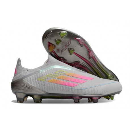 Botas de Fútbol adidas F50 Elite LL FG Gris Rosa