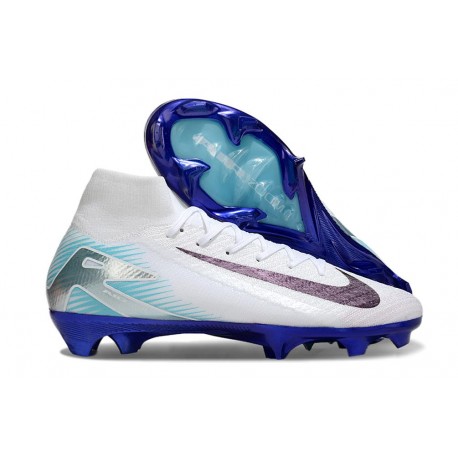 Nike Zoom Mercurial Superfly X Elite FG Blanco Negro Azul