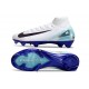 Nike Zoom Mercurial Superfly X Elite FG Blanco Negro Azul