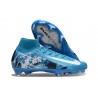 Nike Air Zoom Mercurial Superfly 10 Elite FG Azul Blanco