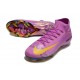 Nike Air Zoom Mercurial Superfly 10 Elite FG Violeta Amarillo