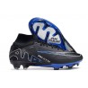 Nike Botas Fútbol Mercurial Superfly 9 Elite AG-Pro Negro Cromo Hyper Royal