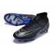Nike Botas Fútbol Mercurial Superfly 9 Elite AG-Pro Negro Cromo Hyper Royal