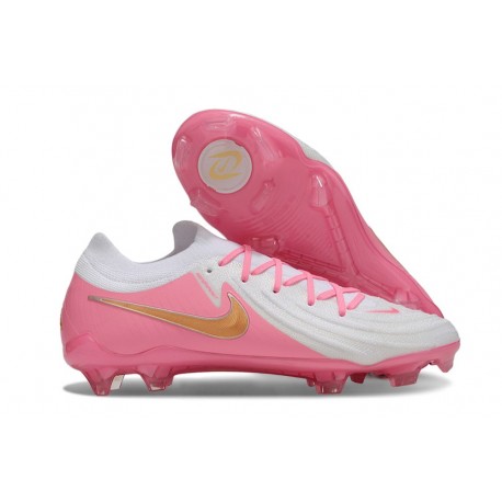 Tacos Nike Phantom Luna II Elite FG L Rosa Blanco