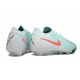 Tacos Nike Phantom Luna II Elite FG L Menta Rojo Atómico Negro