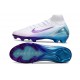 Nike Air Zoom Mercurial Superfly 10 Elite FG Blanco Violeta Azul