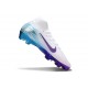 Nike Air Zoom Mercurial Superfly 10 Elite FG Blanco Violeta Azul
