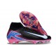 Nike Air Zoom Mercurial Superfly 10 Elite FG Negro Blanco Azul Rosa