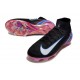 Nike Air Zoom Mercurial Superfly 10 Elite FG Negro Blanco Azul Rosa