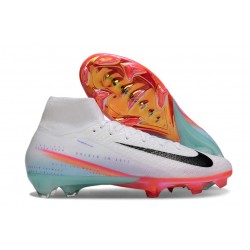 Nike Air Zoom Mercurial Superfly 10 Elite FG Blanco Negro Naranja