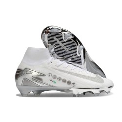 Nike Air Zoom Mercurial Superfly 10 Elite FG Blanco Plateado