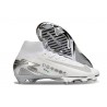 Nike Air Zoom Mercurial Superfly 10 Elite FG Blanco Plateado
