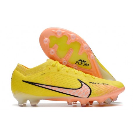 Nike Mercurial Zoom Vapor 15 Elite AG-PRO Amarillo strike Brillo de Atardecer Casi Uva