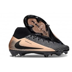 Nike Air Zoom Mercurial Superfly 10 Elite FG Negro Dorado