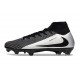 Nike Air Zoom Mercurial Superfly 10 Elite FG Negro Plateado