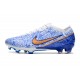 Nike Mercurial Zoom 15 Elite FG Blanco Azul Oro