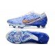 Nike Mercurial Zoom 15 Elite FG Blanco Azul Oro
