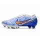Nike Mercurial Zoom Vapor 15 Elite AG-PRO Blanco Azul Oro