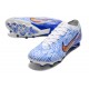 Nike Mercurial Zoom Vapor 15 Elite AG-PRO Blanco Azul Oro
