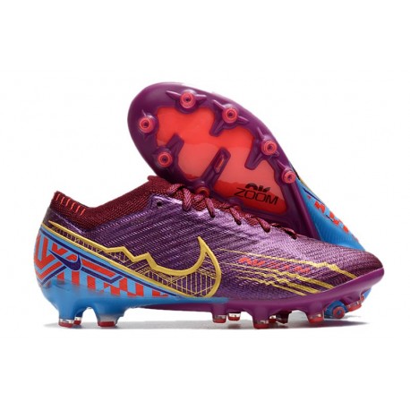 Nike Mercurial Zoom Vapor 15 Elite AG-PRO KM Remolacha Oscura Mtlc Vivid Dorado