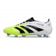 Zapatillas de Fútbol adidas Predator Elite L FG Blanco Negro Limón Lúcido