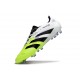 Zapatillas de Fútbol adidas Predator Elite L FG Blanco Negro Limón Lúcido