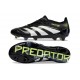 Zapatillas de Fútbol adidas Predator Elite L FG Negro Blanco Limón Lúcido