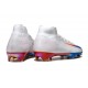 Bota de Futbol Nike Mercurial Superfly X Elite FG Blanco Rojo Azul