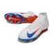 Bota de Futbol Nike Mercurial Superfly X Elite FG Blanco Rojo Azul