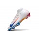Bota de Futbol Nike Mercurial Superfly X Elite FG Blanco Rojo Azul