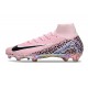 Bota de Futbol Nike Mercurial Superfly X Elite FG Rosa Negro