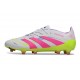 Zapatillas de Fútbol adidas Predator Elite L FG Blanco Rosa Lúcido Limón Lúcido