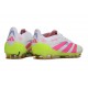 Zapatillas de Fútbol adidas Predator Elite L FG Blanco Rosa Lúcido Limón Lúcido