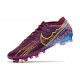 Nike Mercurial Zoom Vapor 15 Elite AG-PRO KM Remolacha Oscura Mtlc Vivid Dorado