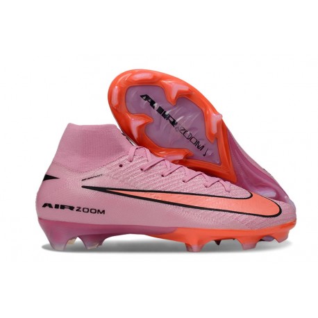 Bota de Futbol Nike Mercurial Superfly X Elite FG Rosa Naranja